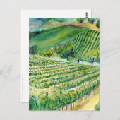 California Vineyard Postcard ポストカード (正面/裏面)