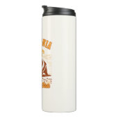 California Wildflower Field – Retro Bear Design タンブラー (回転右)