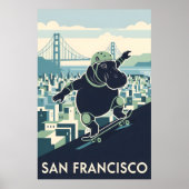 California WPA national parks styled poster ポスター (正面)