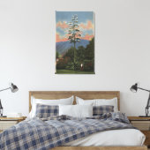 CaliforniaCentury Plant in開花 キャンバスプリント (インサイチュ (寝室))