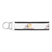 CaliforniaGermans色の手首Keychain リストバンドキーホルダー (鍵左)