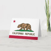 Californian Flag, Flag of California カード (正面)