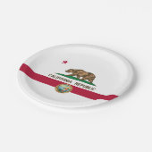 Californian Flag & Seal, Flag of California ペーパープレート (アングル)