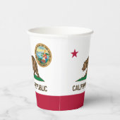 Californian Flag & Seal, Flag of California 紙コップ (右)