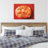 Calima葬式マスク、Restrepo、Caucaから キャンバスプリント (インサイチュ (寝室))