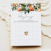 CALIOPEリトルかわいこちゃんオレンジ赤ちゃんシャワービンゴ 招待状