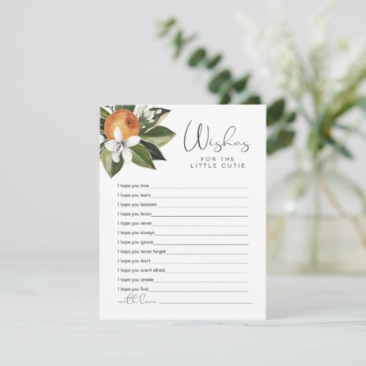 CALIOPEリトルかわいこちゃんクレメンチンがベビーを願う エンクロージャーカード (スタンド正面)