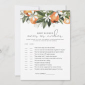 CALIOPEリトルかわいこちゃんゲームカード上またはベビー下 招待状 (正面)