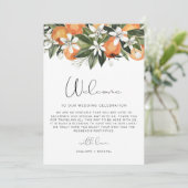 CALIOPE柑橘系オレンジウェルカムレタータイムライン 招待状 (スタンド正面)