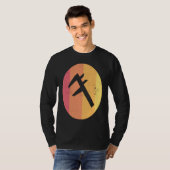 Caliper  Distressed Retro Engineer's Tool Tシャツ (正面フル)