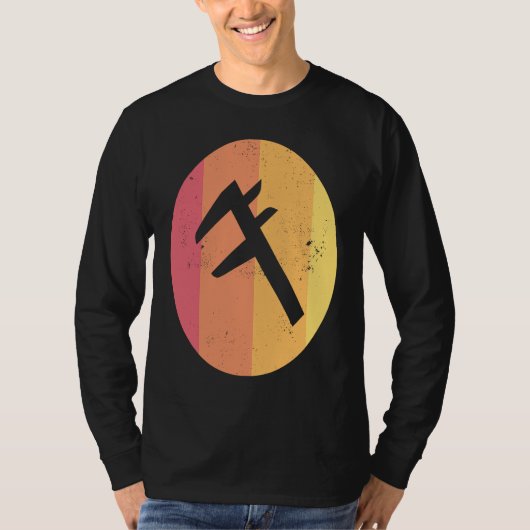 Caliper  Distressed Retro Engineer's Tool Tシャツ (正面)