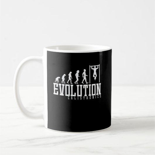 Calisthenics Evolution コーヒーマグカップ (左)