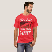 Calisthenics Sport You Are Your Limit Mindset funn Tシャツ (正面フル)