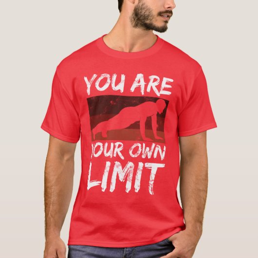 Calisthenics Sport You Are Your Limit Mindset funn Tシャツ (正面)
