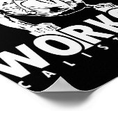 Calisthenics "Street Workout" Muskeltraining ポスター (角)