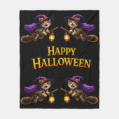 Call happy Halloween fleece blanket フリースブランケット (正面)