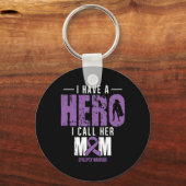 Call Her Mom- Epilepsy Awareness Gifts Support Rib キーホルダー (正面)