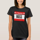 Call Me Boss Tシャツ (正面)