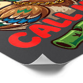 Call Me Duck Hunting Retro Valentine's Day Men Wom ポスター (角)