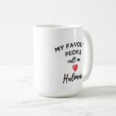 Call Me HALMONI 韓国人ハルモニ伝統的なデザイン コーヒーマグカップ (正面右)
