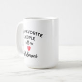 Call Me HALMONI 韓国人ハルモニ伝統的なデザイン コーヒーマグカップ (正面左)