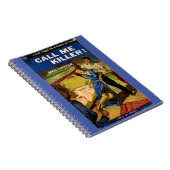 Call Me Killerのパルプフィクションカバー ノートブック (右側)