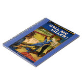 Call Me Killerのパルプフィクションカバー ノートブック (左側)