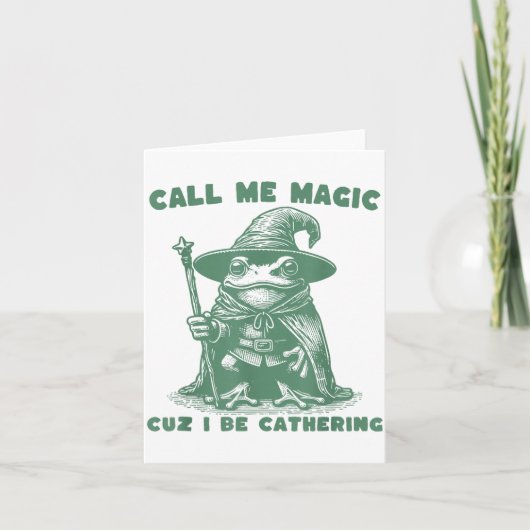 Call Me Magic Cuz I Be Gathering, Funny Wizard Fro カード (正面)