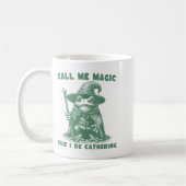 Call Me Magic Cuz I Be Gathering, Funny Wizard Fro コーヒーマグカップ (左)