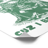 Call Me Magic Cuz I Be Gathering, Funny Wizard Fro ポスター (角)