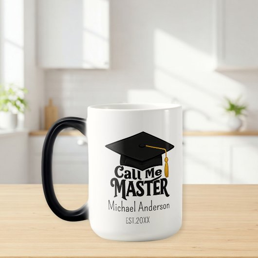 Call me Master - Customizable magic Mug  モーフィングマグカップ