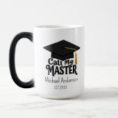 Call me Master - Customizable magic Mug  モーフィングマグカップ (左)