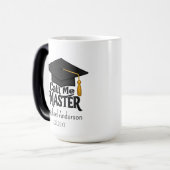Call me Master - Customizable magic Mug  モーフィングマグカップ (正面左)