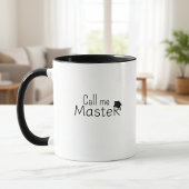 Call me Master - Customizable Mug - Degree -  マグカップ
