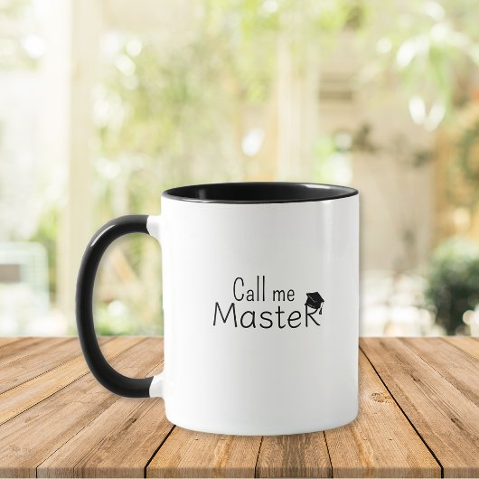 Call me Master - Customizable Mug - Degree -  マグカップ