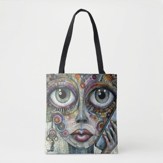 "Call Me Mystic" Tote Bag by DAKimage トートバッグ (正面)