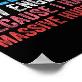 Call Me New England Cause I've Got Mive Huge ポスター (角)