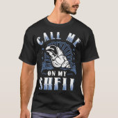 Call Me On My Shell Phone Beach Tシャツ (正面)