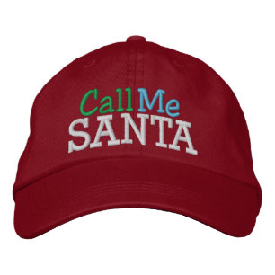 Call Me SANTA ... ; ) Cap by SRF 刺繍入りキャップ