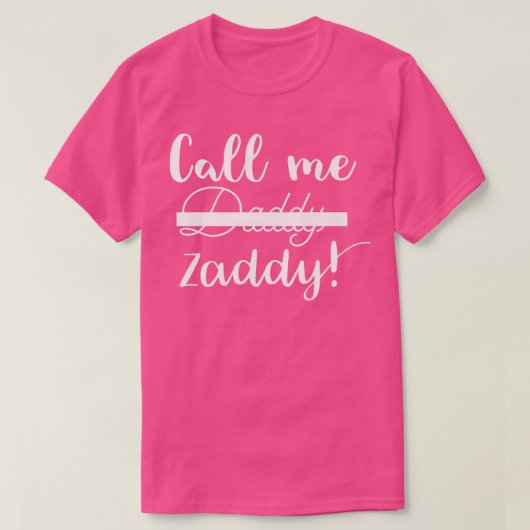 Call Me Zaddy T-shirt Premium T-Shirt Tシャツ (デザイン正面)