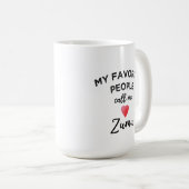 Call Me ZUMU Chinese Paternal Grandmother Nickname コーヒーマグカップ (正面右)