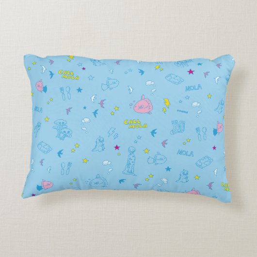 CALL MOLA Cushion（Sky Blue） アクセントクッション (裏面)