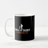 Call Of Daddy Parenting Ops Fun Fathers Day Dad Pa コーヒーマグカップ (左)