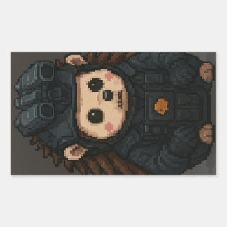 CALL OF DUTY HEDGEHOG 長方形シール
