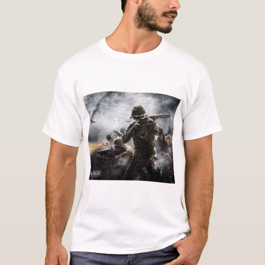 Call of Duty World at War US Marines pacific  Tシャツ (正面)