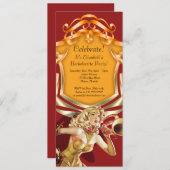 Call Out 4 x 9.25インチパーティの招待状 招待状 (正面/裏面)