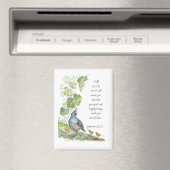 Call to Me Scripture Inspiration California Quail  マグネット (インサイチュ (食洗機))