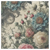 Call to the Night Gallery - Gothic Statement Tile ファブリック (クローズアップ)