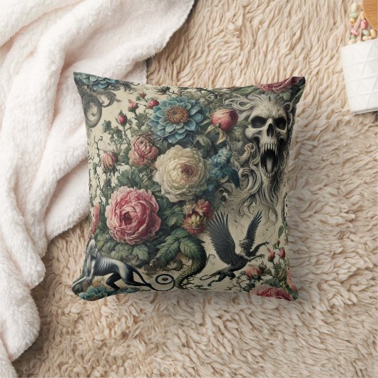 Call to the Night Gallery – Gothic Victorian クッション (ブランケット)