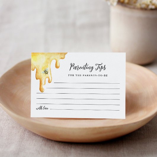 CALLAハニービー子育てヒントアドバイスカード エンクロージャーカード